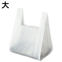 伊藤忠リーテイルリンク レジ袋弁当用 乳白 大 1セット（500枚：100枚入×5袋）
