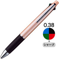 ジェットストリーム4＆1 多機能ペン 0.38mm ベビーピンク軸 4色+シャープ 3本 MSXE510003868 三菱鉛筆