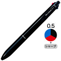 多機能ボールペン アクロボール3+1 0.5ｍｍ ブラック軸 黒 3色＋シャープ 10本 BKHAB-50EF-B パイロット
