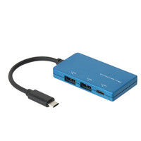 ナカバヤシ USBハブ（USB HUB） Type-Cハブ ブルー USB3.1 3ポート 10cm UH-C3103BL 1個（直送品）