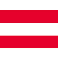東京製旗 オーストリア国旗（卓上旗16×24ｃm) 406182 1枚（直送品）
