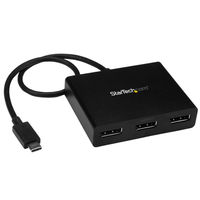 StarTech.com USB-C - 3ポートDisplayPort変換MSTハブ MSTCDP123DP（直送品）