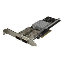 StarTech.com デュアルポートQSFP+サーバーNICカード PCIe対応 PEX40GQSFDPI（直送品）