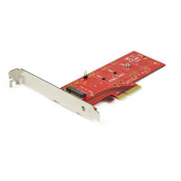 StarTech.com M.2 PCIe SSD - PCIe x4 変換アダプタ PEX4M2E1 1個（直送品）