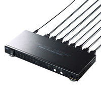 サンワサプライ HDMI切替器（6入力2出力・マトリックス切替機能付き） 1個（直送品）