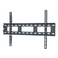 スタープラチナ テレビ壁掛け金具 TVセッタースリム1 Mサイズ ブラック 37～65インチ対応 TVSFXGP132LB 1個（直送品）