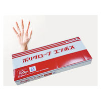 パックスタイル 使い捨て　PSポリ手袋 半透明 箱入 M 00437322 1包：6000枚（100×60）（直送品）