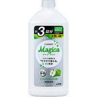 ＜LOHACO＞ CHARMY Magica（チャーミーマジカ） フレッシュグリーンアップルの香り 詰め替え 600ml 1個 食器用洗剤 ライオン画像