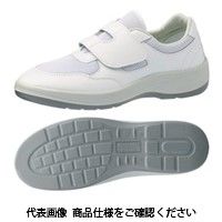 ミドリ安全 静電作業靴 短靴 NU403 ホワイト 先芯なし 21.5cm 2100122902 1足（直送品）