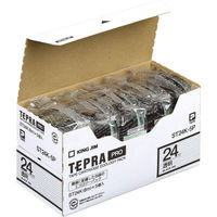 テプラPROテープカートリッジ 透明 24mm 1箱（5個入）（わけあり品）