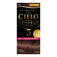 CIELO（シエロ）オイルインヘアマニキュア シャイニーブラウン 白髪染め ホーユー（取寄品）