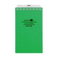リヒトラブ AQUA DROPs ツイストノート（メモサイズ） 黄緑 N1661-6 5冊（直送品）