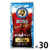 【缶コーヒー】サントリー BOSS（ボス）地中海ブレンド 185g 1箱（30缶入）