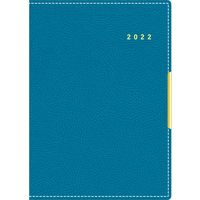 高橋書店 【2022年4月版】リシェル5 A6 バーチカル ピーコックブルー 785 1冊（直送品）