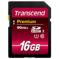 トランセンド 16GB Class10 SDHCカード  TS16GSDU1 UHS-I 1個（わけあり品）