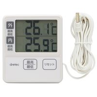 ドリテック（DRETEC） 室内・室外温度計 O-285IV 1セット（3個） 62-8553-21（直送品）
