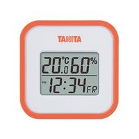 アズワン デジタル温湿度計 オレンジ 校正証明書付 TT-558-OR 1個 7-1353-02-20（直送品）