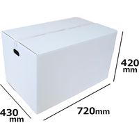 ロジマート 160サイズ ダンボール 白色 K5 AF 10枚 【NO349】 51z349-10 1セット（直送品）