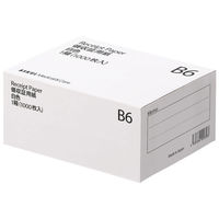アスクル領収証用紙 B6 白色 無地 1箱（1000枚入） オリジナル（わけあり品）