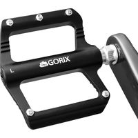 GORIX 自転車軽量薄型幅広ペダル 43349 1個（直送品）