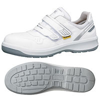 ミドリ安全 JIS規格 静電安全靴 スニーカータイプ G3695 静電 大 30.0cm ホワイト 1足 1204051503（直送品）