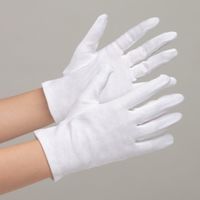 ミドリ安全　品質管理用手袋　綿スムス　マチ付　１２双入