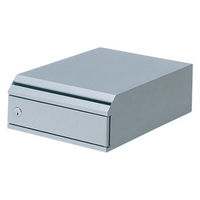 ぶんぶく 機密書類回収ボックス 卓上型 シルバー KIM-S-5 （直送品）
