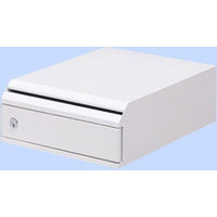 ぶんぶく 機密書類回収ボックス 卓上型 ホワイト KIM-S-6 （直送品）