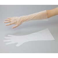 アズワン サニーノール手袋 エコロジー 白 ロング S 100枚入 1袋（100枚） 6-9730-13（直送品）