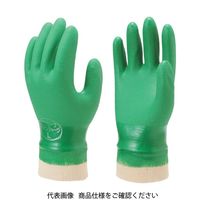 ショーワグローブ 塩化ビニール手袋 No600グリーンジャージ Sサイズ NO600S 1双 376-7817（直送品）