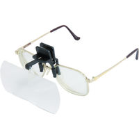 池田レンズ工業 池田レンズ 双眼メガネルーペクリップタイプ2倍 HF-40E 1個 417-1870（直送品）
