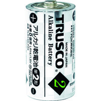 トラスコ中山（TRUSCO） TRUSCO アルカリ乾電池 単2 （2本入） TLR14G-P2S 1パック（2本） 423-4081（直送品）