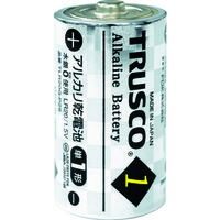 トラスコ中山（TRUSCO） TRUSCO アルカリ乾電池 単1 （2本入） TLR20G-P2S 1パック（2本） 423-4090（直送品）