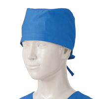ＫＡＺＥＮ 手術帽子・後ろヒモ式（2枚入） 197-61 ブルー フリーサイズ 医療介護現場向け雑貨 　（直送品）