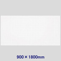マグエックス　暗線入り薄型ホワイトボードシート（超特大）　厚さ0.35×縦900×横1800mm　  1枚　（わけあり品）