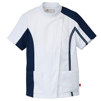 アイトス レディースKCコート 862002-008 ネイビー 4L 医療白衣 レディス医務衣（直送品）