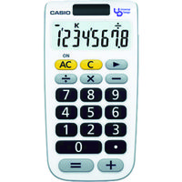 カシオ計算機（CASIO） カシオ 電卓（ユニバーサルデザイン） NU-8A-N 1個 470-3278（直送品）