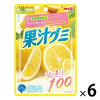 果汁グミ レモン ビタミンC 6袋 明治