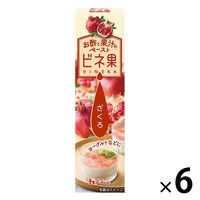 ハウス食品 お酢と果汁のペースト ビネ果 ざくろ 1セット（6個）
