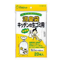 日本サニパック nocoo 容量表記入り白半透明ゴミ袋 0.030mm 45L CHT47