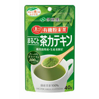 【水出し可】伊藤園 有機粉末茶 丸ごと茶カテキン 1袋（40g）