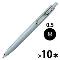 三菱鉛筆 ユニボールワンF 0.5mm 葉雫（Fグリーン） UMNSF05F.6 10本