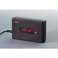 三王 高精度デジタル気圧計（LED表示コンパクトタイプ） Model VR-16 1個 64-7814-56（直送品）