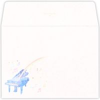 日本ホールマーク ひとこと封筒 フロムレインボースカイ ピアノハーモニー 786670 6冊（直送品）