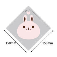 ヤマニパッケージ シュー袋 ウサギ 150角　5000枚(100×50) 10-257（直送品）