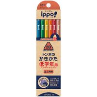 トンボ鉛筆 低学年書方鉛筆Ｓ三角ナチュラＮ０４　２Ｂ MP-SENN04-2B 5打（直送品）
