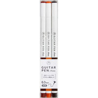 寺西化学工業 水性サインペン ギターペンプチ ブラウン ３色セット GRPT-3BR 3セット（直送品）