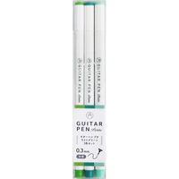 寺西化学工業 水性サインペン ギターペンプチ ライトグリーン ３色セット GRPT-3LG 3セット（直送品）