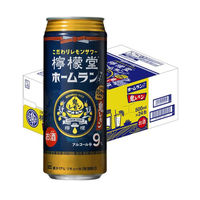 レモンサワー 檸檬堂 ホームランサイズ 鬼レモン 500ml 1ケース（24本） 缶チューハイ 酎ハイ（わけあり品）