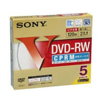 ソニー 録画用DVD-RW 5DMW12HPS 1パック（5枚）（わけあり品）